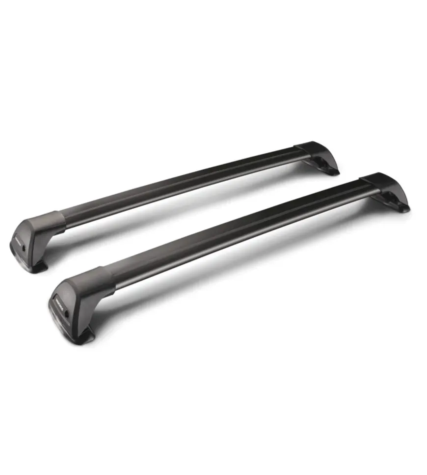 Coppia barre auto portatutto telescopiche in alluminio - 90+95 cm y8050233