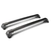 Coppia barre auto portatutto telescopiche in alluminio - 85 cm  y8050218