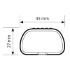 Coppia barre portatutto club in acciaio - xl - 135 cm  n15005