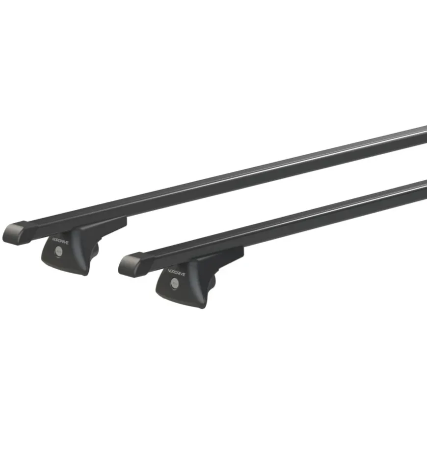 Coppia barre portatutto in acciaio in-rail steel - l - 127 cm n15051