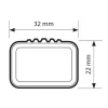 Coppia barre portatutto in acciaio sezione quadra - xl - 140 cm  n15022