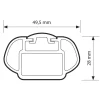 Coppia barre portatutto in alluminio alumia - xl - 140 cm  n15027