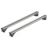 Coppia barre portatutto in alluminio silenzio rail - xl - 140 cm  n15097