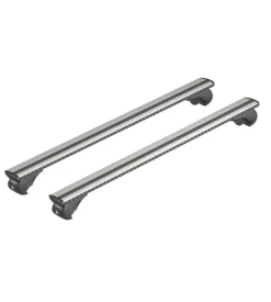 Coppia barre portatutto in alluminio silenzio rail - l - 128 cm  n15096