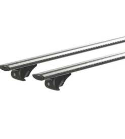 Coppia barre portatutto in alluminio silenzio rail - l - 128 cm  n15096
