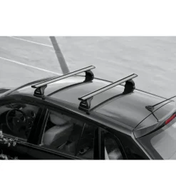 Coppia barre portatutto in alluminio silenzio - l - 128 cm n15086