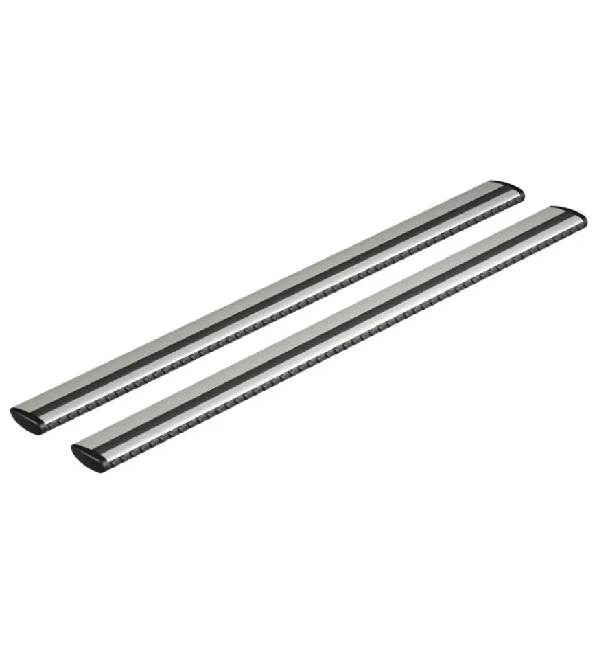 Coppia barre portatutto in alluminio silenzio - m - 120 cm n15085
