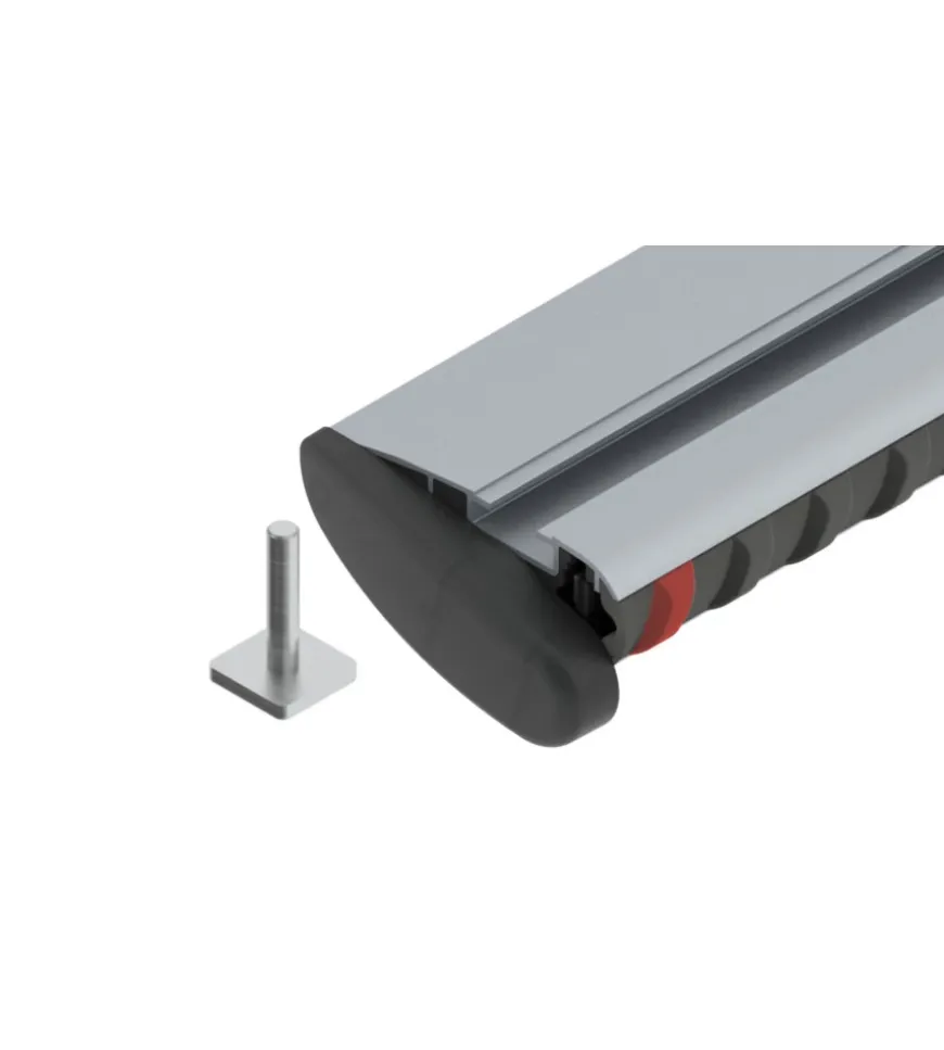 Coppia barre portatutto in alluminio silenzio - s - 108 cm n15084