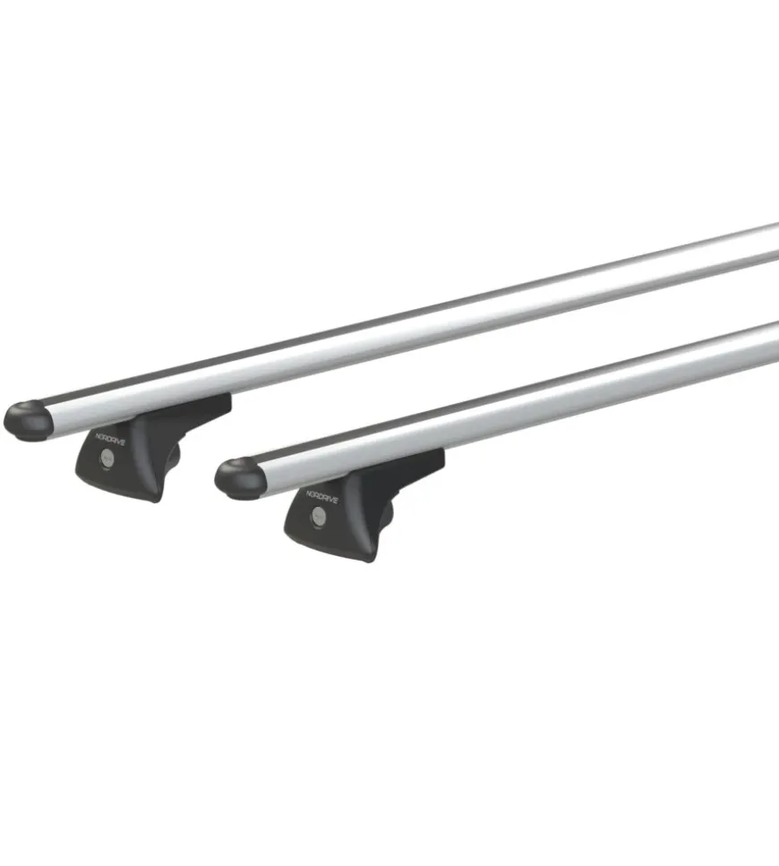 Coppia barre portatutto in alluminio in-rail alu - l - 127 cm n15056