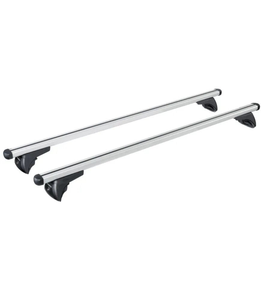 Coppia barre portatutto in alluminio nowa - l - 127 cm n15066