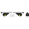Coppia barre portatutto in alluminio yuro - xl - 140 cm  n15047