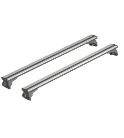 Coppia barre portatutto in alluminio silenzio in-rail - m - 120 cm n15105