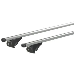 Coppia barre portatutto in alluminio yuro - l - 127 cm  n15046