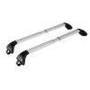 Coppia barre portatutto snap-fit alu telescopiche in alluminio - mis. 1 - 80÷111 cm  n15011