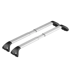 Coppia barre portatutto snap alu telescopiche in alluminio - s - 80÷111 cm n15015