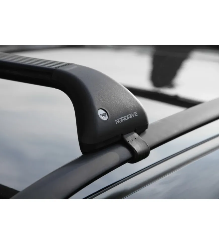 Coppia barre portatutto snap-fit steel telescopiche in acciaio - mis. 1 - 80÷111 cm n15010