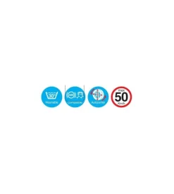 Coppia di calze da neve per auto nordik 
