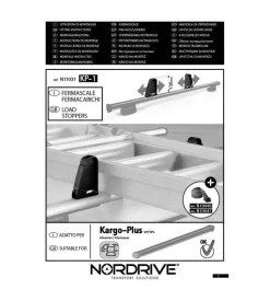 Coppia fermacarico kp 1 per barre kargo plus  n11031