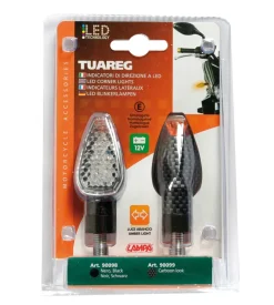 Coppia frecce carbon "tuareg" bianco  90099