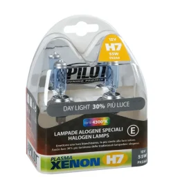 Coppia lampade h7 "xenon"12v.55w pilot  58172