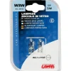 Coppia lampade zoccolo vetro 3w t10  58103