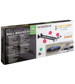 Coppia supporti da parete per box tetto tipo 2, orizzontale  n60051 - nordrive