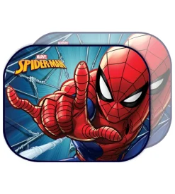 Coppia tendine auto laterali "spiderman" 44x35 cm