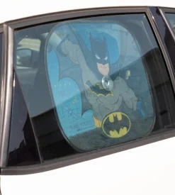 Coppia tendine auto laterali "batman" 44x35 cm