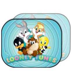 Coppia tendine auto laterali "looney tunes" 44x35 cm