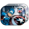 Coppia tendine auto laterali "capitan america", 44x35 cm