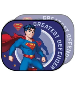 Coppia tendine auto laterali "superman" 44x35 cm
