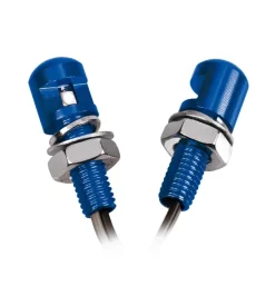 Coppia viti blu .luce bianca  90171
