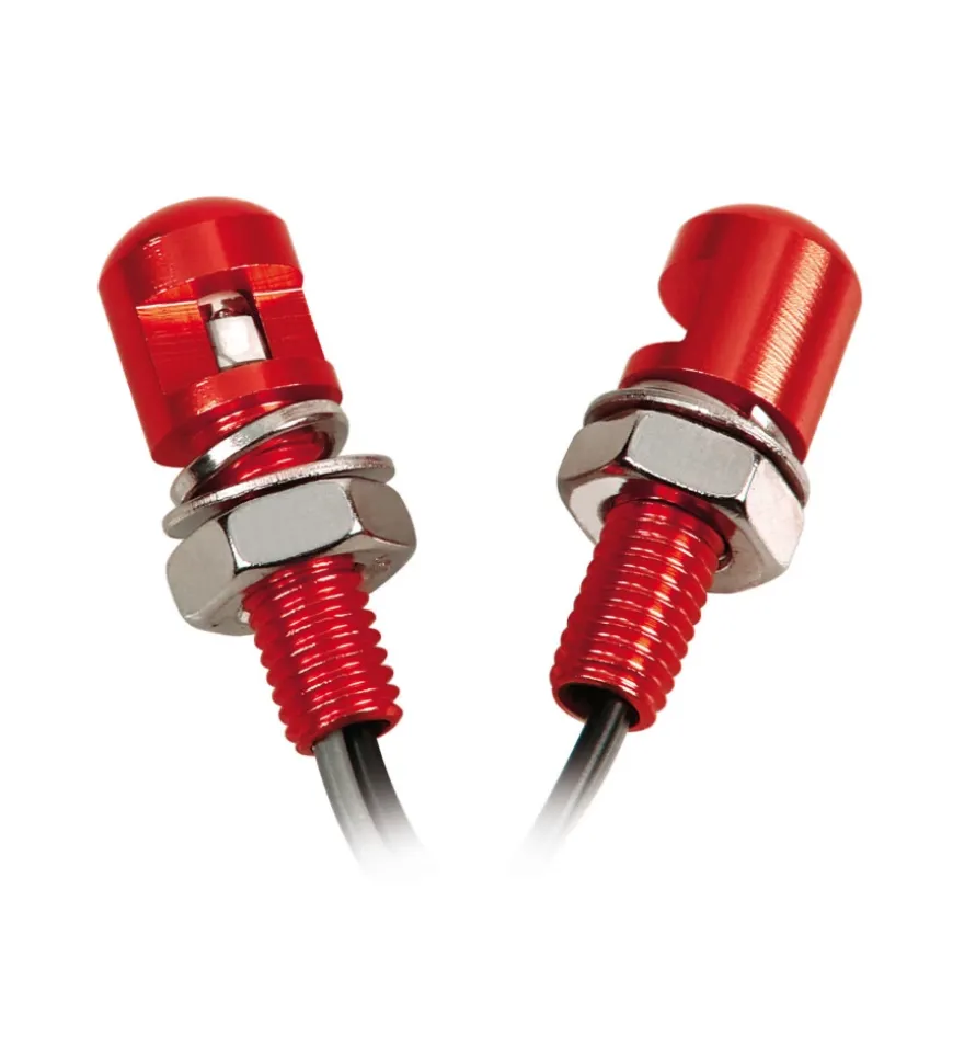 Coppia viti luce rosso 90173