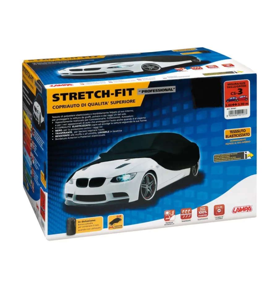 Copriauto elasticizzato"cs-3" stretch-fit professional 20107