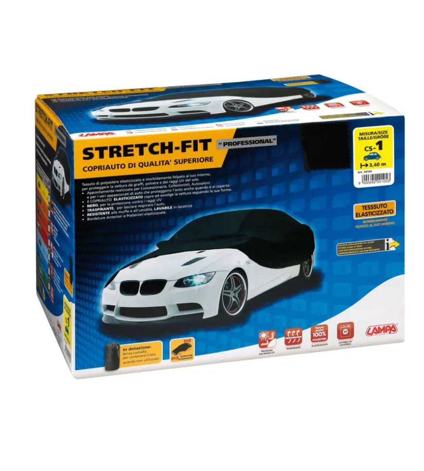Copriauto elasticizzato"cs-1" stretch-fit professional 20105