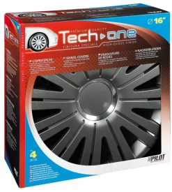 Copricerchi per auto active grafite - ø 16" pilot  31563
