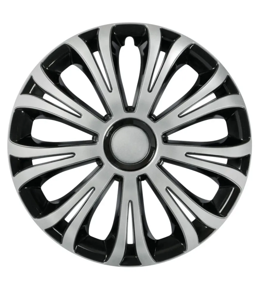 Copricerchi per auto "avera" silver & black - ø 16" pilot 31618