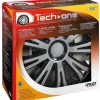 Copricerchi per auto "avera" silver & black - ø 14" pilot  31616