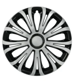 Copricerchi per auto "avera" silver & black - ø 14" pilot  31616