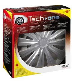 Copricerchi per auto "multi silver" - ø 15" pilot  31637