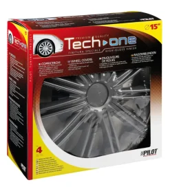 Copricerchi per auto nero dark - ø 15"  31517