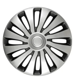 Copricerchi per auto "sepang" silver & black - ø 17" pilot  31659