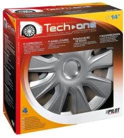 Copricerchi per auto "stratos rc silver" - ø 14" pilot  31596