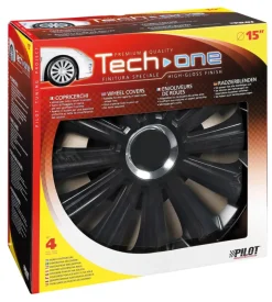 Copricerchi per auto trend black - ø 15" pilot  31582