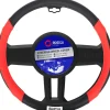 Coprivolante auto universale sparco rosso/nero con dettagli traforati - spc1113