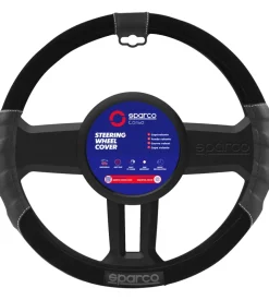 Coprivolante auto universale sparco grigio/nero antiscivolo - spc1108