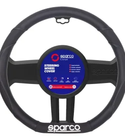 Coprivolante per auto sparco nero in pvc