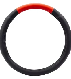 Coprivolante universale per auto sparco nero e rosso
