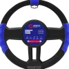 Coprivolante universale per auto sparco "sport line" in poliestere blu e nero