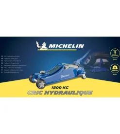 Cric idraulico a carrello 1,8 t per auto michelin